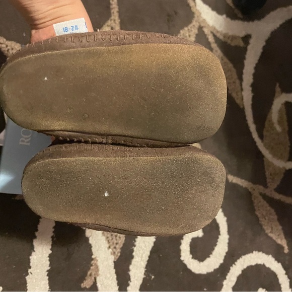 Robeez Galway Cozy Brown Boots 18-24months - Picture 3 of 5